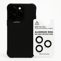 Ultra Safe Combo - Basic case + Hand Strap + Screen protector + Camera Lens Protector 